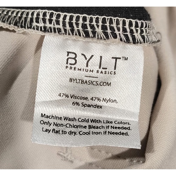 BYLT Pants Mens 31 Chino Everyday Pant 2.0 Slim fit  Sand  Stretch - Picture 6 of 9